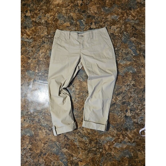 Vineyard Vines Khaki Capri Womens Size 2 Cropped Pants 32x28 (A265) - Picture 3 of 8